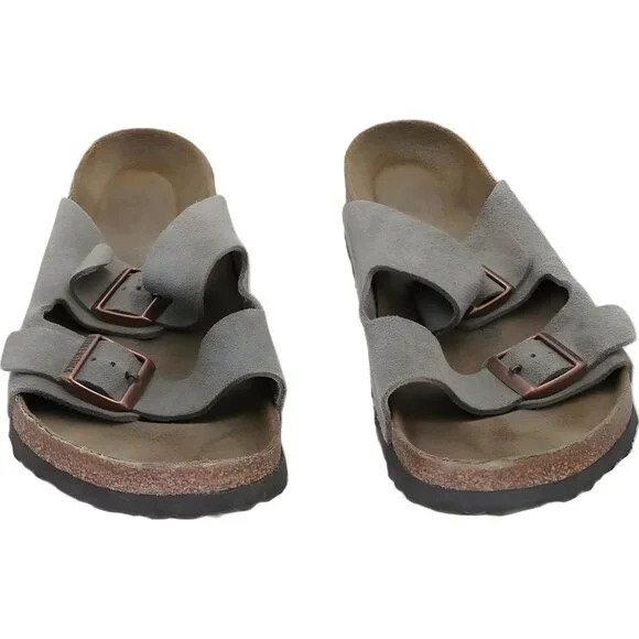 Birkenstock Men's Arizona Sandals Taupe Size 11 US Wide (44 EU) - Picture 5 of 6